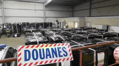 Saisie record : 10 tonnes de cocaïne interceptées à Dunkerque