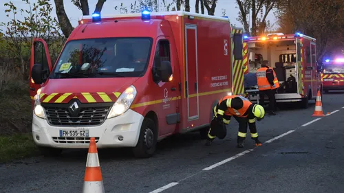 Accident sur la N42 reliant Saint-Omer à Boulogne-sur-Mer : un...