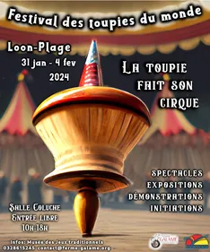 Le Festival de Toupie de Loon-Plage démarre ce mercredi