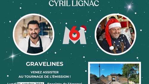 Cyril Lignac va enregistrer une émission culinaire à Gravelines