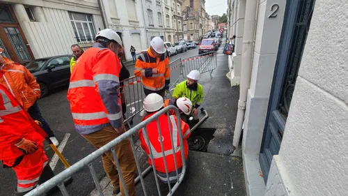 A Boulogne, risque d'affaissement de la chaussée, des immeubles...