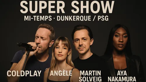 Un show exceptionnel à la mi-temps de Dunkerque - PSG !