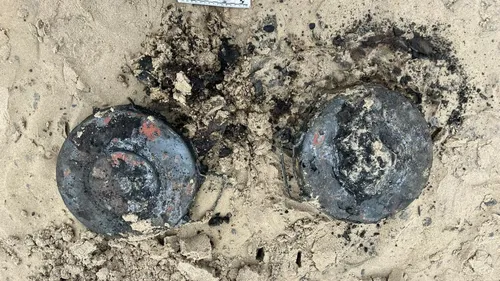 Un obus découvert sur la plage de Dunkerque