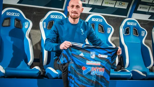 Foot : Un attaquant d'expérience à Dunkerque