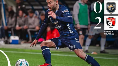 Foot : Dunkerque, huit matchs de suite sans victoire...