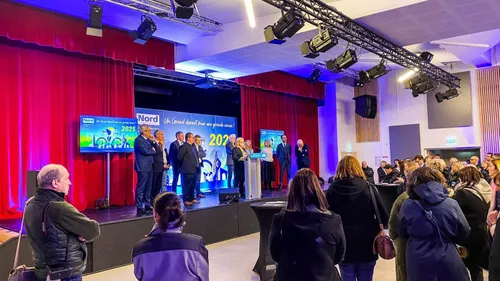 Les Vœux du Président du Nord au Personnel dans le Dunkerquois font...