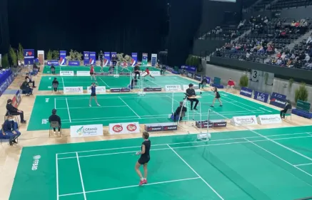 Les qualifications pour le championnat d'Europe de badminton...