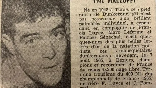 Yves Malzoppi, le décès d'un grand nom de la natation, à Dunkerque