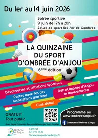 Ombrée d’Anjou : deux semaines pour bouger avec la Quinzaine du...