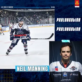 Les Ducs d'Angers prolongent Neil Manning