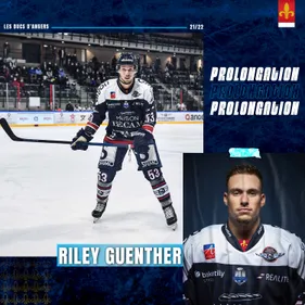 Riley Guenther prolonge chez les Ducs d'Angers