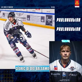 Une troisième saison chez les Ducs d'Angers pour Cédric Di Dio Balsamo