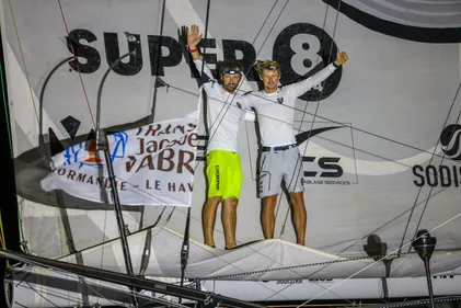 Transat Jacques Vabre. Maxime Sorel et V and B - Monbana - Mayenne...