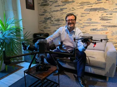 En Maine-et-Loire. D'abord simple loisir, le drone civil s'est...