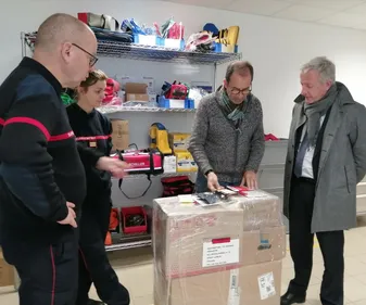 En Mayenne, les sapeurs-pompiers ont financé l'achat de matériel...