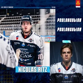 Nicolas Ritz prolonge chez les Ducs d'Angers 