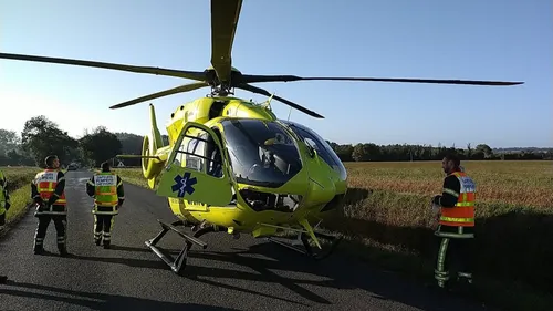 Champigné. Un motard de 25 ans héliporté après une collision avec...