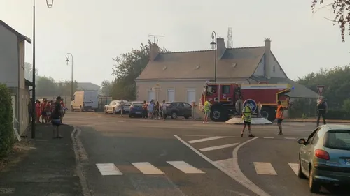 Près de Thorigné d'Anjou. Le feu progresse : 283 hectares ont...