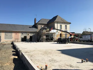 Noyant-la-Gravoyère. Le groupe scolaire René-Brossard prévu pour la...