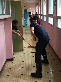 Orages : le lycée Bourg Chevreau de Segré inondé sur deux étages...