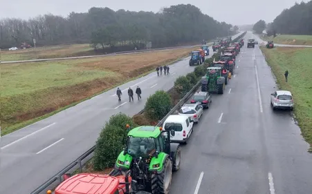 Mobilisation des agriculteurs. Des actions prévues sur les routes...