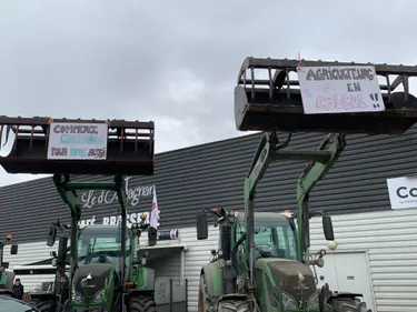 En Anjou. "On restera le temps qu'il faudra" promettent les...