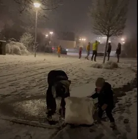 Montreuil-Juigné. La neige a fait le bonheur des habitants de ce...