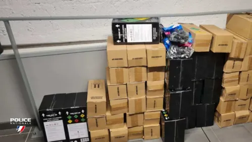 Près d'Angers. Une centaine de bouteilles de protoxyde d'azote...