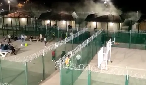 Incendie criminel au centre de rétention administrative de...