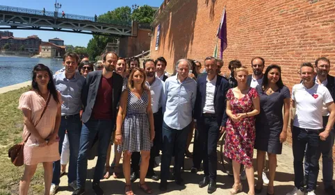 Partie de campagne pour la (presque) jeune garde de la gauche venue...