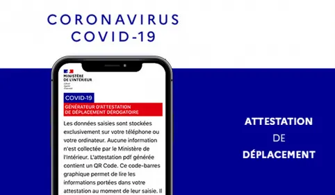 L'attestation en ligne enfin disponible ce lundi ! 