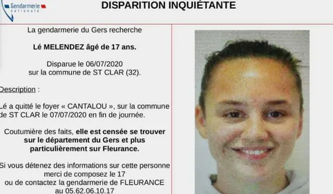 Une mineur en fugue dans le Gers
