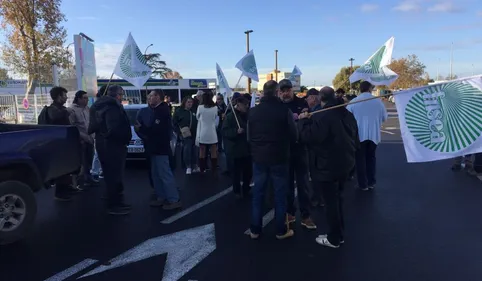 Les agriculteurs en colère ont inspecté le MIN à Toulouse 