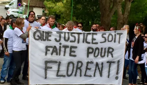 Ils ont marché en mémoire de Florent