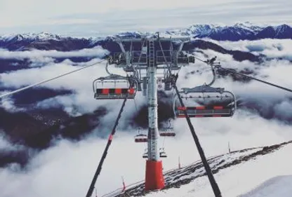 Le "Céciré Express" en piste