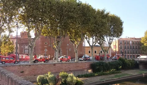 Une partie du coeur de ville à l'arrêt après l'incendie du Mess à...