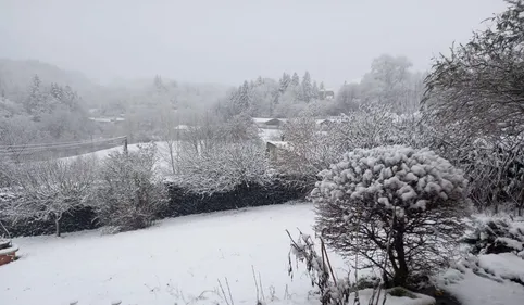 Une partie du Tarn sous la neige. Circulation parfois difficile