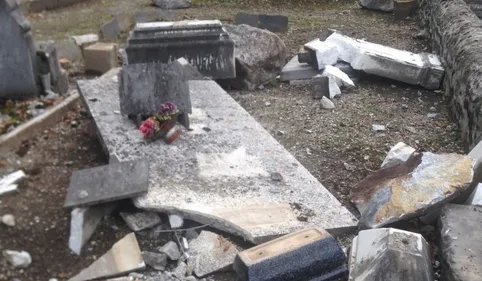 Saint-Béat : la Toussaint perturbée par l'éboulement au cimetière 