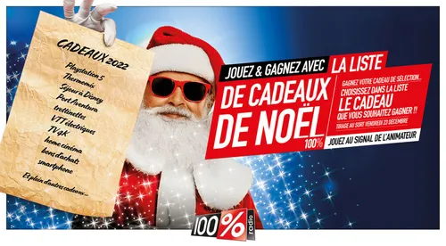 La liste de cadeaux de Noël 100%