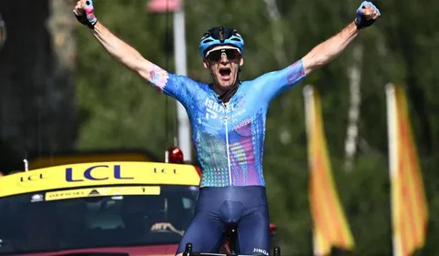 Tour de France. Hugo Houle s'impose en solo à Foix