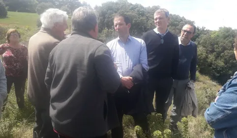 Etape audoise pour Benoit Hamon
