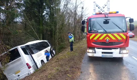 Accident de bus scolaire ce vendredi matin à Teillet