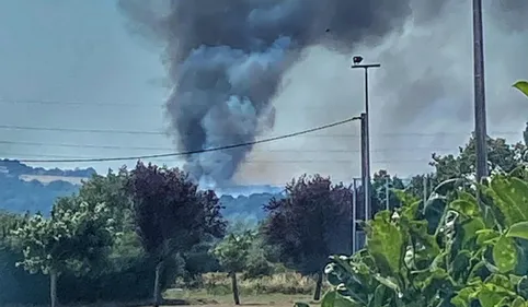 Les deux incendies au Vernet d'Ariège et à Verniolle auront brûlé...