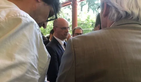 Jean-Michel Blanquer fait sa pré-rentrée en Ariège 