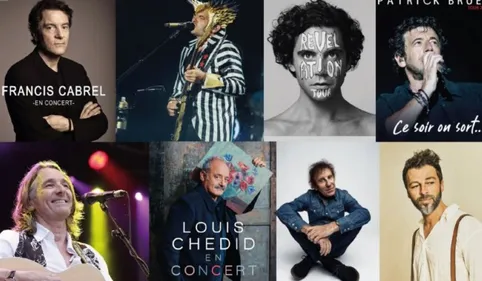 Mika, Cabrel, M et Souchon au Festival de Carcassonne 2020