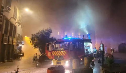 Impressionnant incendie cette nuit à Perpignan