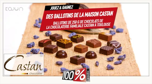 Gagnez des ballotins de chocolats de la maison CASTAN