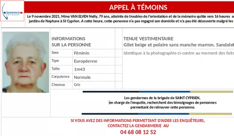 Saint-Cyprien : une femme de 79 ans portée disparue