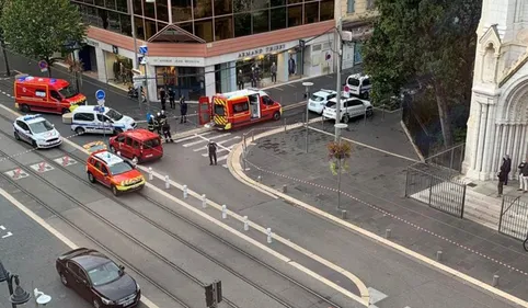 Une attaque au couteau à Nice près d'une église : 3 morts et...