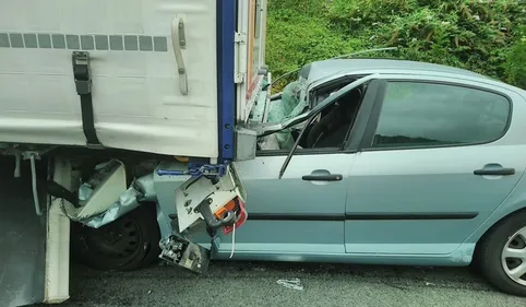 Petit miracle pour un conducteur sur l'A 64